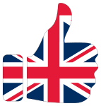 Thumbs Up United Kingdom Britain With Stroke